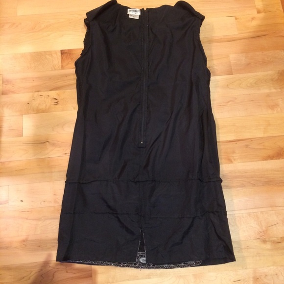 VTG Black Silk Beaded Sheath Dress XL Great Cond - Picture 15 of 15